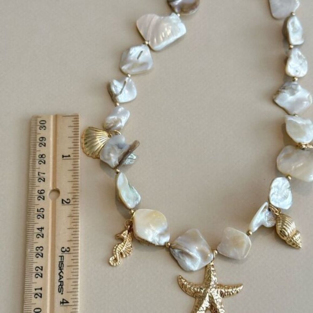 Seashell Necklace N1381 - Picture 6 of 6